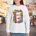 Equal Rights Book Flower Resist Feminist LGBTQ Floral Youth Long Sleeve Tee