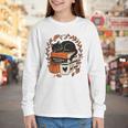 Fall Book Teacher Cat Books Halloween Autumn Librarian Youth Long Sleeve Tee Fall Book Teacher Cat Books Halloween Autumn Librarian Youth Long Sleeve Tee