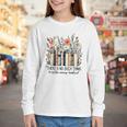 Floral Book There's No Such Thing As Too Many Book Lover Youth Long Sleeve Tee Floral Book There's No Such Thing As Too Many Book Lover Youth Long Sleeve Tee