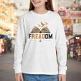 Freadom Anti Banned Books Lovers Reading Librarian Bookworm Youth Long Sleeve Tee
