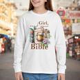 Girl Read Your Bible Christian Faith Jesus Book Youth Long Sleeve Tee Girl Read Your Bible Christian Faith Jesus Book Youth Long Sleeve Tee