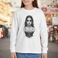 Gothic Goth Girl Woman Movie Book Art Youth Long Sleeve Tee