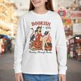 Halloween Bookish Witchy Book Club Hot Girls Read Youth Long Sleeve Tee