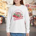 My Holidays Are All Booked Christmas Reading Books Bookish Youth Long Sleeve Tee