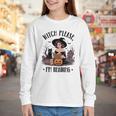 I'm Reading Halloween Witch Book Lover Youth Long Sleeve Tee I'm Reading Halloween Witch Book Lover Youth Long Sleeve Tee