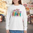 It's A Good Day To Read A Book Floral Book Lovers Librarian Youth Long Sleeve Tee