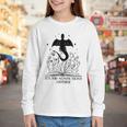 It's Too Nonfictiony Outside Book Dragon Reading Fantasy Era Youth Long Sleeve Tee