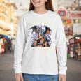 It's Not Hoarding If It's Books Reading Bookworm Reader Youth Long Sleeve Tee