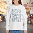 Just One More Chapter Blue Book Lover Reading Quote Youth Long Sleeve Tee Just One More Chapter Blue Book Lover Reading Quote Youth Long Sleeve Tee