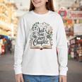 Just One More Chapter Bookish Book Reading Botanical Youth Long Sleeve Tee Just One More Chapter Bookish Book Reading Botanical Youth Long Sleeve Tee