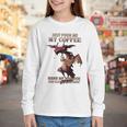 Just Pour Me My Coffee Hand Me My Book And Slowly Back Away Premium Youth Long Sleeve Tee