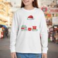 Library Crew Book Lovers Librarian Xmas Holiday Christmas Youth Long Sleeve Tee
