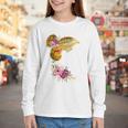 And Into The Library She Goes Book Lover Reading Bookworm Youth Long Sleeve Tee