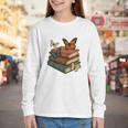 Life Is Better With Butterflies And Books Cute Butterfly Youth Long Sleeve Tee