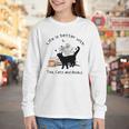 Life Is Better With Tea Cats And Books Cat Sayings Youth Long Sleeve Tee Life Is Better With Tea Cats And Books Cat Sayings Youth Long Sleeve Tee