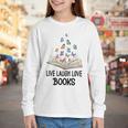 Live Laugh & Love Books Reading Butterfly Book Lover Bookish Premium Youth Long Sleeve Tee Live Laugh & Love Books Reading Butterfly Book Lover Bookish Premium Youth Long Sleeve Tee