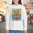 Love Reading And Giraffes Cute Giraffe Reading Book Lovers Youth Long Sleeve Tee Love Reading And Giraffes Cute Giraffe Reading Book Lovers Youth Long Sleeve Tee