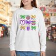 Mardi Gras Teacher Coquette Bow Pencil Apple Book Women Girl Youth Long Sleeve Tee Mardi Gras Teacher Coquette Bow Pencil Apple Book Women Girl Youth Long Sleeve Tee