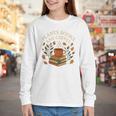 Plants Books And Coffee Nature Leaves Reading Book Lover Premium Tri-Blend Youth Long Sleeve Tee Plants Books And Coffee Nature Leaves Reading Book Lover Premium Tri-Blend Youth Long Sleeve Tee