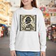 Poirot Mystery Books Vintage Detective Premium Tri-Blend Youth Long Sleeve Tee