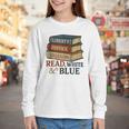 Read Blue Liberty Books July 4th Independence Youth Long Sleeve Tee Read Blue Liberty Books July 4th Independence Youth Long Sleeve Tee
