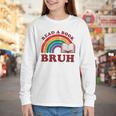 Read A Book Bruh Rainbow Vintage Reading Library Student Youth Long Sleeve Tee Read A Book Bruh Rainbow Vintage Reading Library Student Youth Long Sleeve Tee