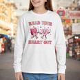 Read Your Heart Out Teacher Valentine Book Youth Long Sleeve Tee