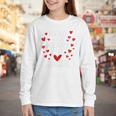 Read Your Heart Out Valentine Book Lover Reading Teacher Youth Long Sleeve Tee