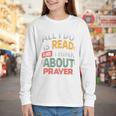 Read And Think About Prayer Faith & Book Lover Premium Youth Long Sleeve Tee Read And Think About Prayer Faith & Book Lover Premium Youth Long Sleeve Tee