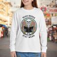 Reader Skeleton Read Books Be Kind Stay Weird Youth Long Sleeve Tee Reader Skeleton Read Books Be Kind Stay Weird Youth Long Sleeve Tee