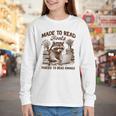 Reading Book Lover Made To Read Books Forces To Read Emails Youth Long Sleeve Tee
