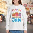 Reading Is My Jam I Love To Read Books Boy Girl Youth Long Sleeve Tee