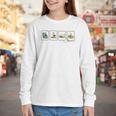 Reading Silly Goose Teacher Bookish Librarian Book Lover Youth Long Sleeve Tee