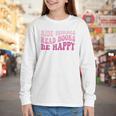 Ride Horses Read Books Be Happy Groovy Book Horse Premium Youth Long Sleeve Tee Ride Horses Read Books Be Happy Groovy Book Horse Premium Youth Long Sleeve Tee