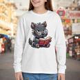 Scottish Terrier Reading a Book Dog Youth Long Sleeve Tee Scottish Terrier Reading a Book Dog Youth Long Sleeve Tee