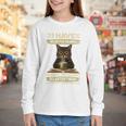 i Have Selective Hearing Cat Coffee Books Retro Youth Long Sleeve Tee i Have Selective Hearing Cat Coffee Books Retro Youth Long Sleeve Tee