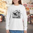 Skeleton Skull Halloween Book Reading Books Lover Teacher Youth Long Sleeve Tee Skeleton Skull Halloween Book Reading Books Lover Teacher Youth Long Sleeve Tee