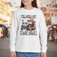 Teacher Bookworm Book Lover Panda Reading Book Librarian Tee Youth Long Sleeve Tee