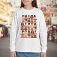 History Month Educated Black Women Girls Reading Books Youth Long Sleeve Tee