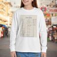Vintage Library Due Date Card For Book Lovers Librarians Youth Long Sleeve Tee Vintage Library Due Date Card For Book Lovers Librarians Youth Long Sleeve Tee
