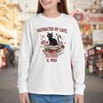 Women's Cat Books Romantic Floral Aesthetic Book Lover Cat Owner Youth Long Sleeve Tee Women's Cat Books Romantic Floral Aesthetic Book Lover Cat Owner Youth Long Sleeve Tee