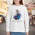 Women's Vintage Book Quote It’s No Use Going Back To Yesterday Youth Long Sleeve Tee Women's Vintage Book Quote It’s No Use Going Back To Yesterday Youth Long Sleeve Tee