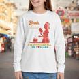 Yeah Sure I'Ll Just Feed All You Fckers Book Lover Quote Youth Long Sleeve Tee