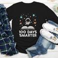 100 Days Smarter Astronaut Book 100th Day Girls Kids Women Youth Long Sleeve Tee 100 Days Smarter Astronaut Book 100th Day Girls Kids Women Youth Long Sleeve Tee