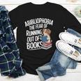 Abibliophobia Dog Book Lover Library Youth Long Sleeve Tee
