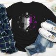 Ace Pride Book With Stars Moons And Magic Hand Youth Long Sleeve Tee