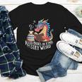 Adorable Book Lover Dragon Read Books Be Kind Stay Weird Youth Long Sleeve Tee