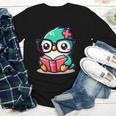 Adorable Book Lover Humming Bird With Reading Glasses Cute Youth Long Sleeve Tee