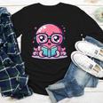 Adorable Book Lover Octopus With Reading Glasses Cute Youth Long Sleeve Tee Adorable Book Lover Octopus With Reading Glasses Cute Youth Long Sleeve Tee