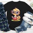 Adorable Book Lover Ostrich With Reading Glasses Cute Youth Long Sleeve Tee Adorable Book Lover Ostrich With Reading Glasses Cute Youth Long Sleeve Tee